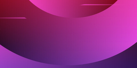 Purple to magenta abstract shape with colorful gradient background with geometric panel. Modern purple abstract background with lines.