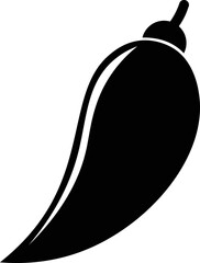 これは唐辛子のアイコンのイラストです。