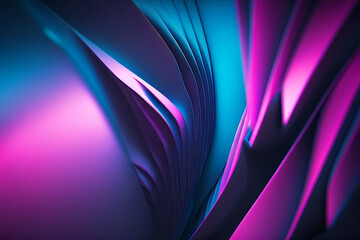 Modern wallpaper abstract with pink blue. 3d rendering of purple and blue abstract geometric background. Scene for advertising, technology, showcase, banner, cosmetic, fashion, business, presentation.