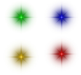 light for christmas tree star