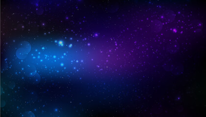 Vector bokeh light effect blurred glowing lights on colorful background