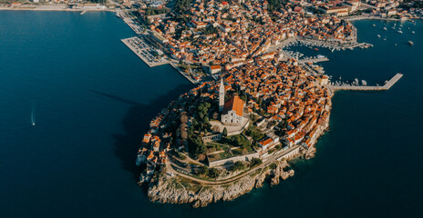 Aerial view of a beautiful city Rovinj, Croatia
- 554424687
