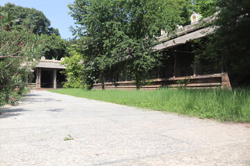 Spectacular architecture of a temple in India