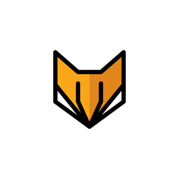 Fox Logo Unique. Fox Modern Design. Fox Icon