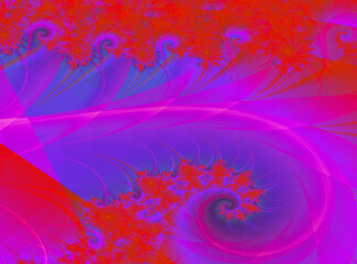 Fototapeta na wymiar rich red-purple abstract pattern of lines and swirls, background, design