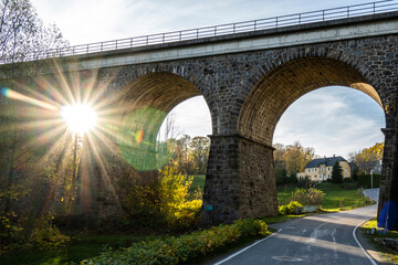 Eisenbahnviadukt in Großschweidnitz- Viadukt Höllengrund 1