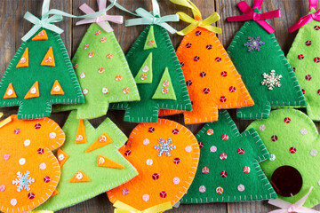 christmas background with christmas tree