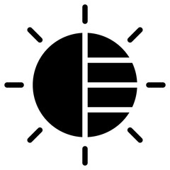 brightness glyph icon