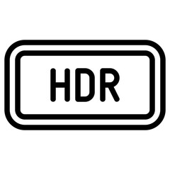 hdr line icon