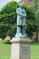 Obraz premium Statue von Hans Christian Andersen, Odense, Dänemark