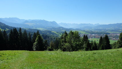 Fototapeta na wymiar Oberallgäu Bayrische Alpen
