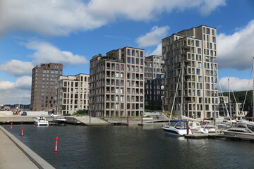 Hafen von Vejle, Dänemark