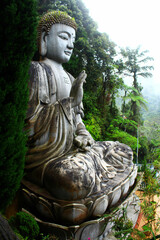 Fototapeta na wymiar statue of buddha in Malaysia