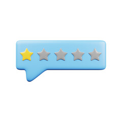 Rating one star.  3D Render