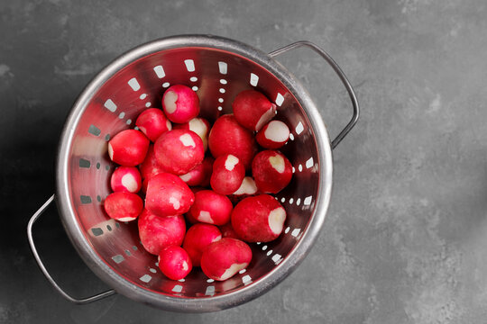 fresh red radiishes in collinder