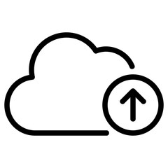 upload line icon