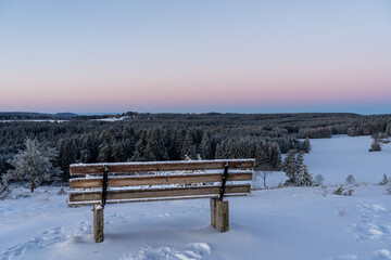 Alter Berg Böttingen im Winter