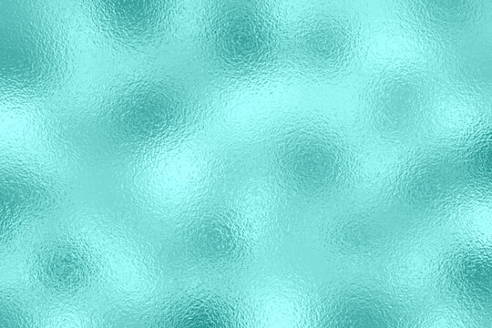 Teal Green  Foil Texture Background Vector.