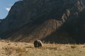 rock in the mountains