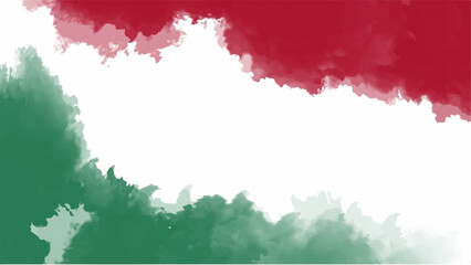 Red and green watercolor background for textures backgrounds and web banners design