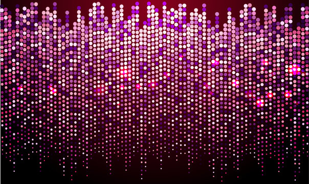 Purple glamorous background with sequins and sequins.