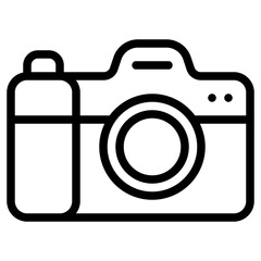 camera line icon