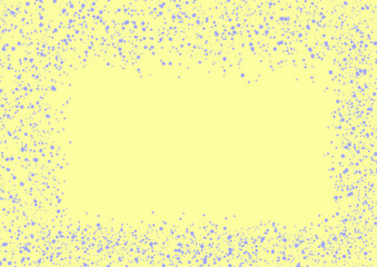 beige background with a blue border with a space for text