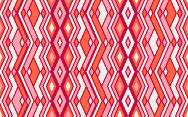 Asymmetric rhombus traditional motifs vector geometric pattern.