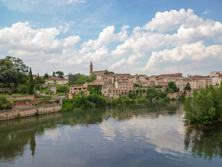 Fototapeta premium View of Albi over the Tarn River, France
