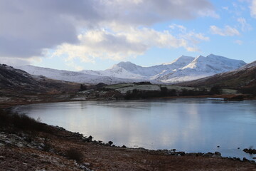 Snowdonia snowdon winter wales