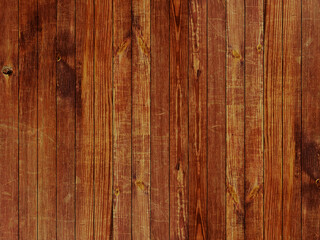 Top view of brown background wooden planks board texture.