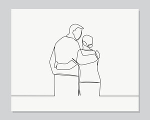 Sketch, Hand drawn, single line art man use for logo poster and background