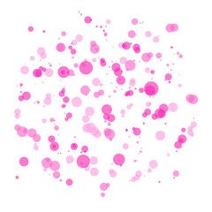 background with pink bubbles, splash rose 
