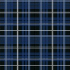 Geometric seamless pattern , tartan blue black can be used in decorative design fashion clothes Bedding sets, curtains, tablecloths, gift wrapping paper