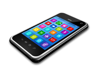 Smartphone Touchscreen HD - apps icons interface