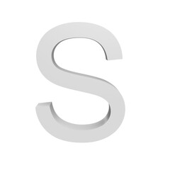 3D illustration - The letter 