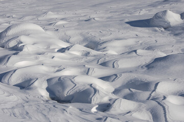 Obraz premium Snow in the Alps - Winter scene