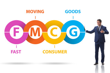 FMCG concept - fast moving consumer goods