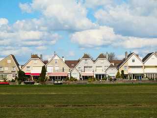 Obraz premium Houses in the Village