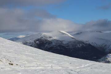 Snowdonia snowdon winter wales glyderau