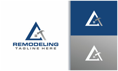 residential building and project logo