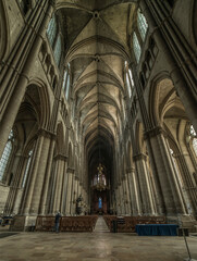 Obraz premium Cathédrale Notre-Dame de Reims, Champagne, France