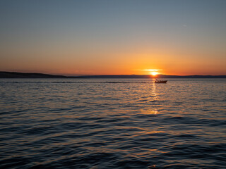 Sonnenuntergang am Mittelmeer