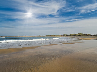 beach in the morning