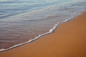 waves on the beach