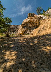 Fontaine pétrifiée de Réotier, Hautes-alpes, France