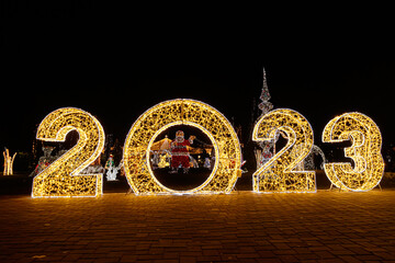Happy New Year's Eve Christmas Lights 2023