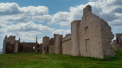 The New Slains Castle in Scotland