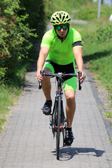 Obraz premium Rennrad fahren