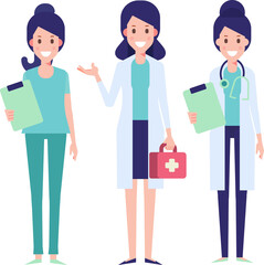 Health care. Doctors team  